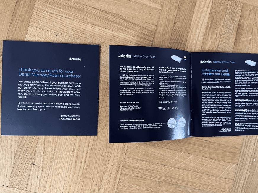 Manual de instrucoes Derila